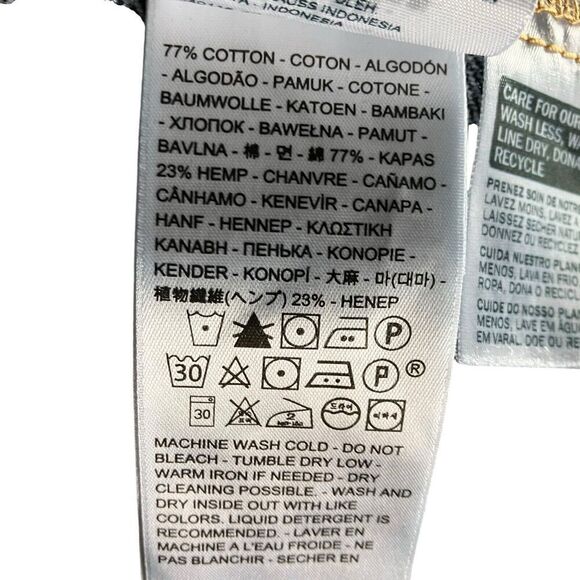 Levis Premium Jacket WMNS S Blue Denim Trucker Relaxed Cropped Jean Flap Pockets - Picture 7 of 13